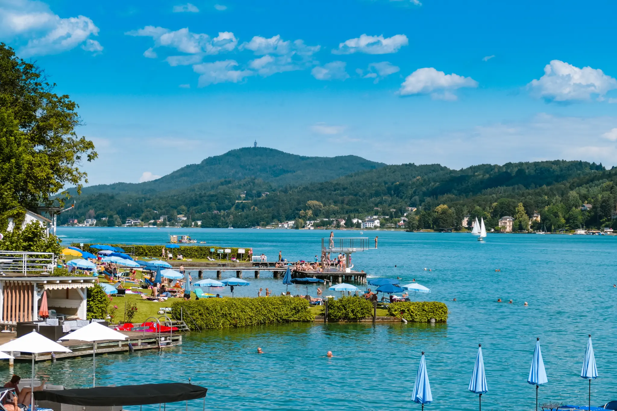 Seen rund um Hochrindl — Sirnitz Naturbadeteich, Millstätter See und Wörthersee
