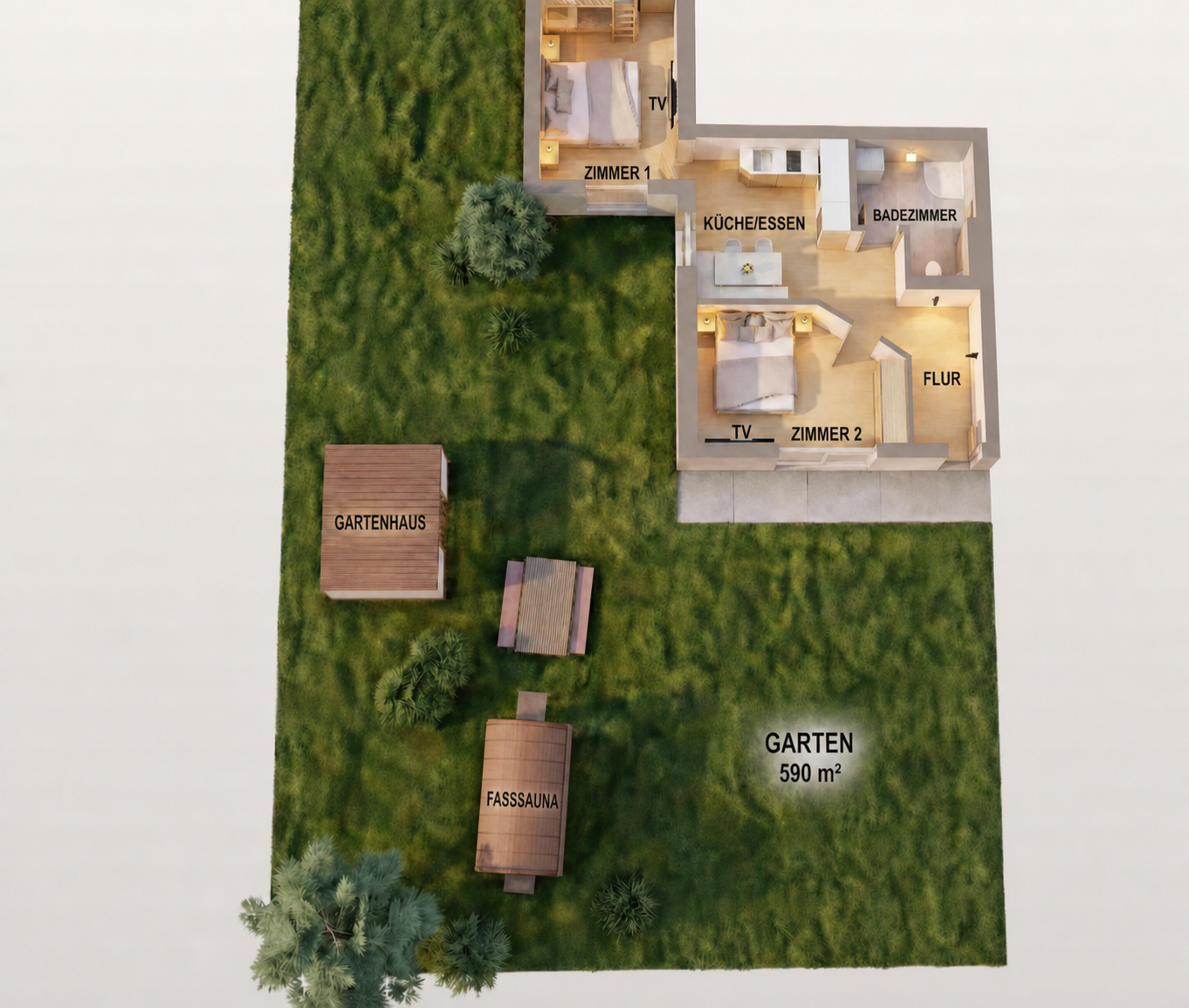 Grundriss Berglodge Hochrindl Top 2 – Ferienwohnung 6 Personen Kärnten